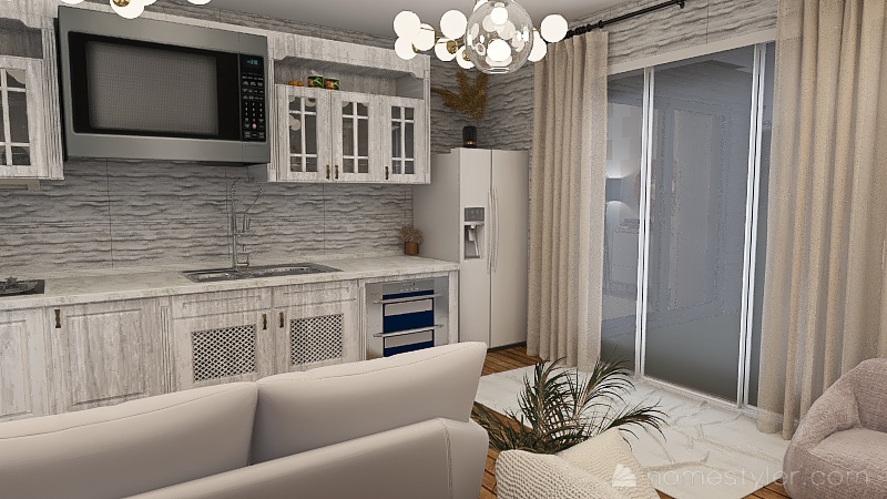 small coastal home 3d design renderings