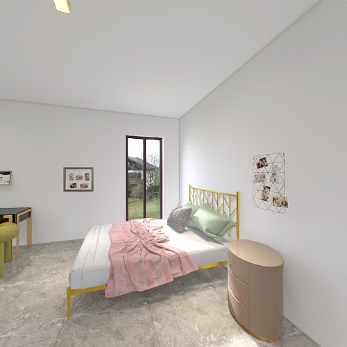 Bedroom Of Minimalism 3d design renderings