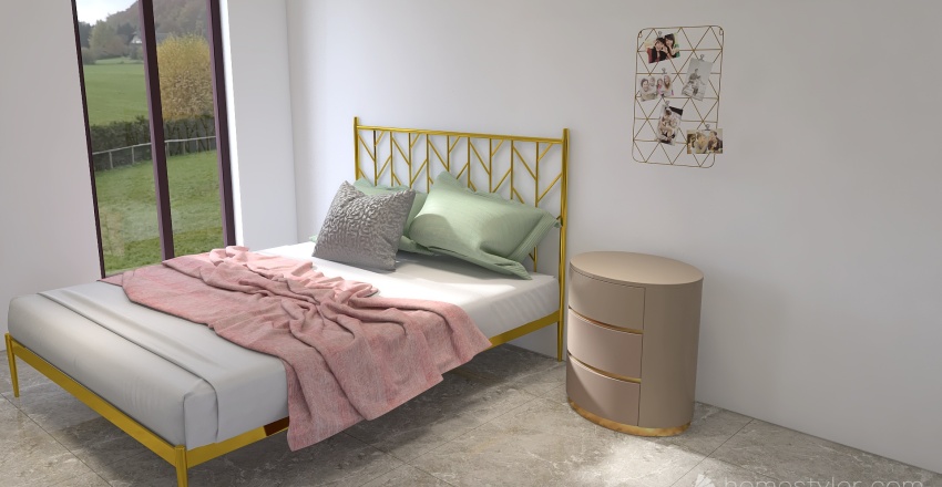 Bedroom Of Minimalism 3d design renderings