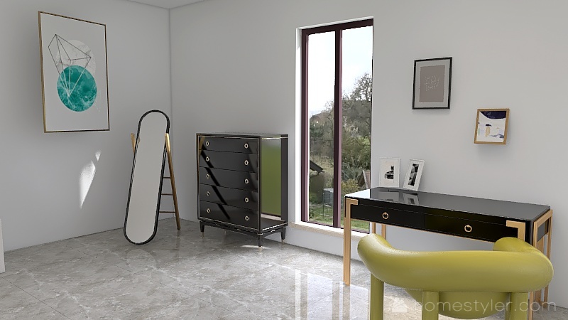 Bedroom Of Minimalism 3d design renderings