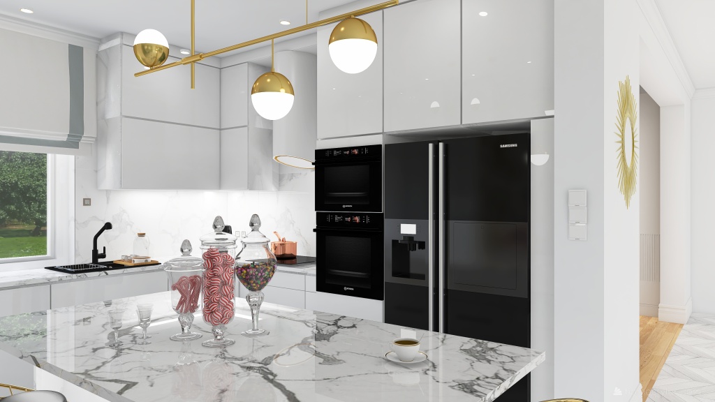 Kuchnia i Jadalnia 3d design renderings