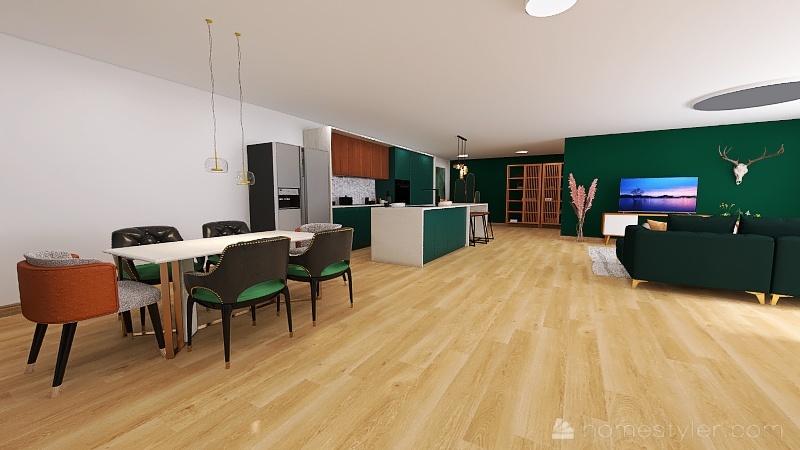 Cactus Apartment 3d design renderings
