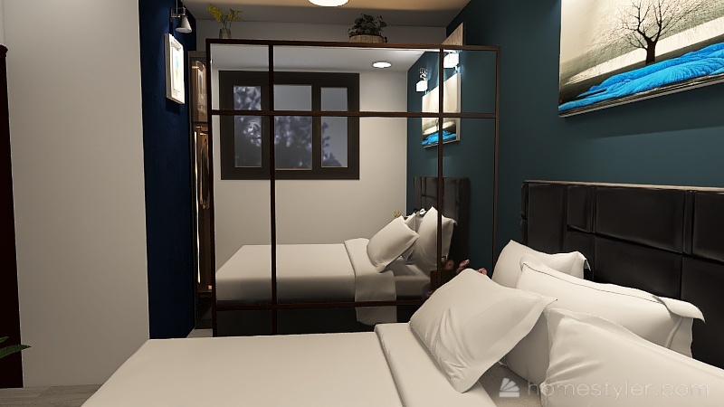 Bedroom - Batman update 3d design renderings