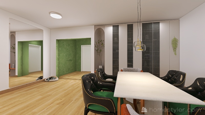 Cactus Apartment 3d design renderings
