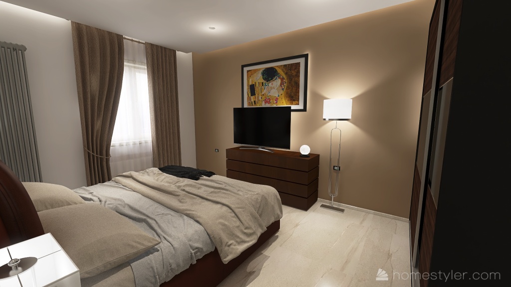 Casa Completa  bagno invertito 3d design renderings