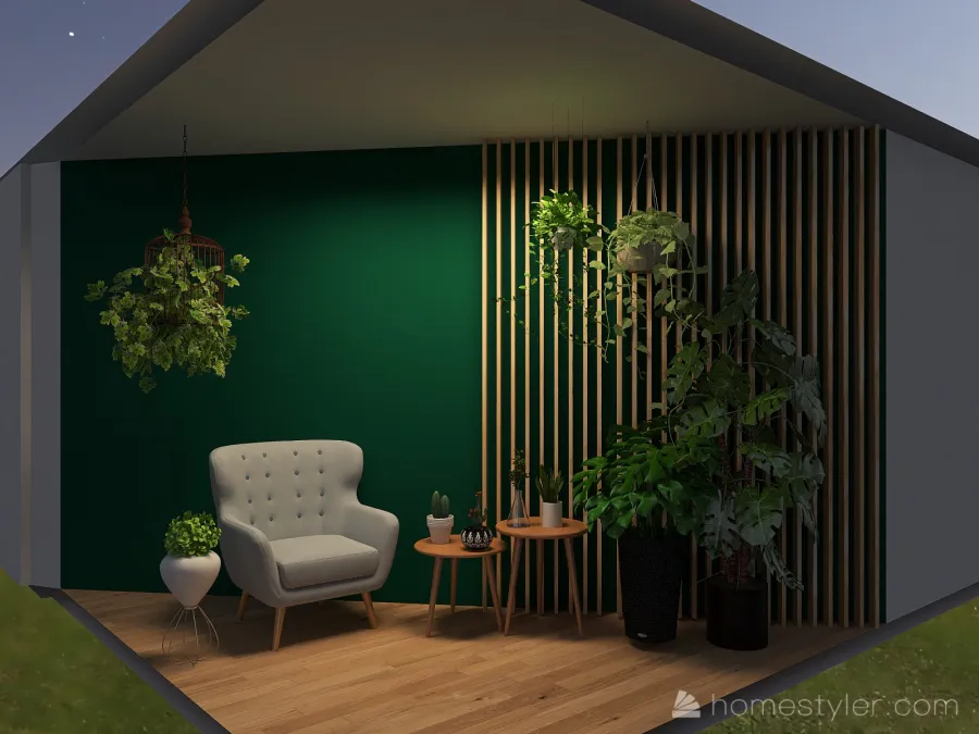 Stand Secret Garden 3d design renderings