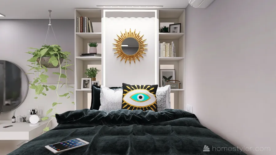 teenage bedroom 3d design renderings