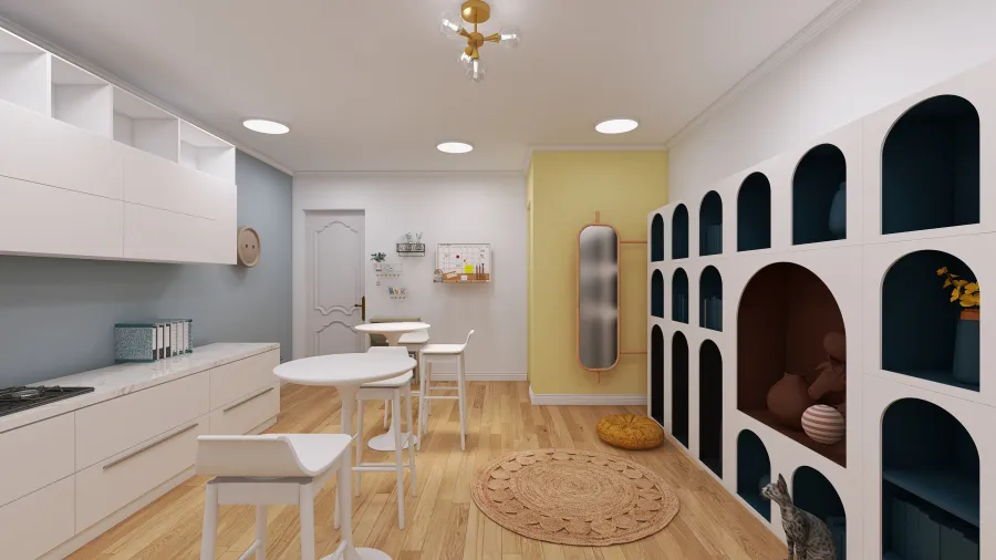 #HSDA2021Commercial Cat Lounge 3d design renderings