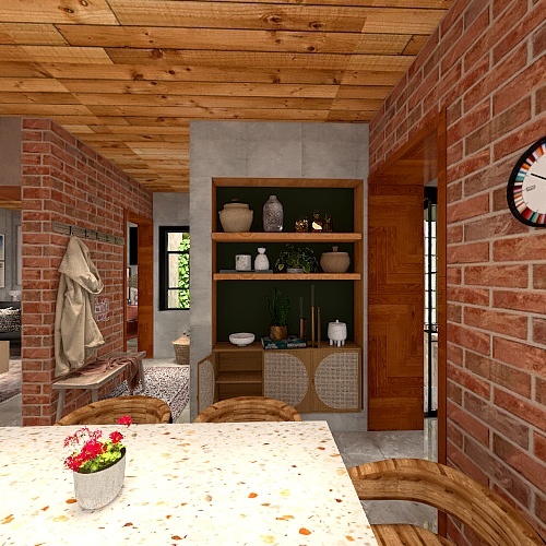 KITCHEN/DINING ROOM 3d design renderings
