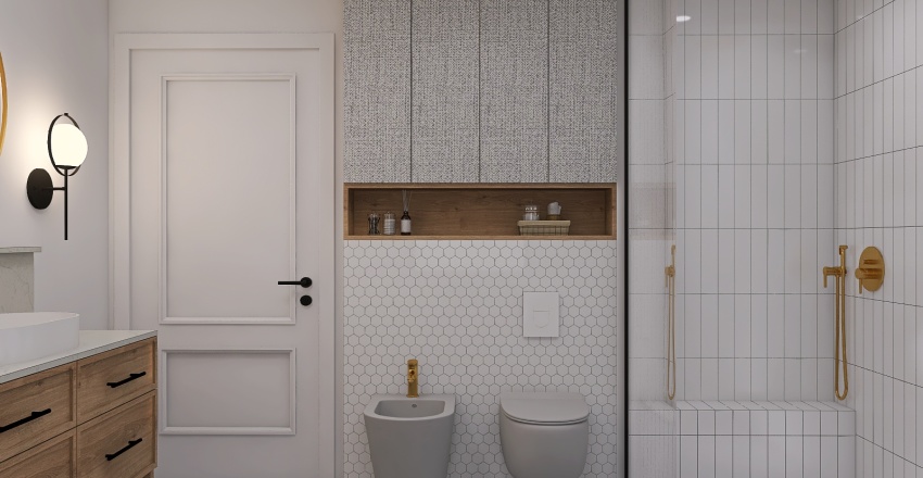 american bathroom 3d design renderings