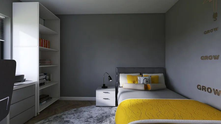 Dormitor 3d design renderings