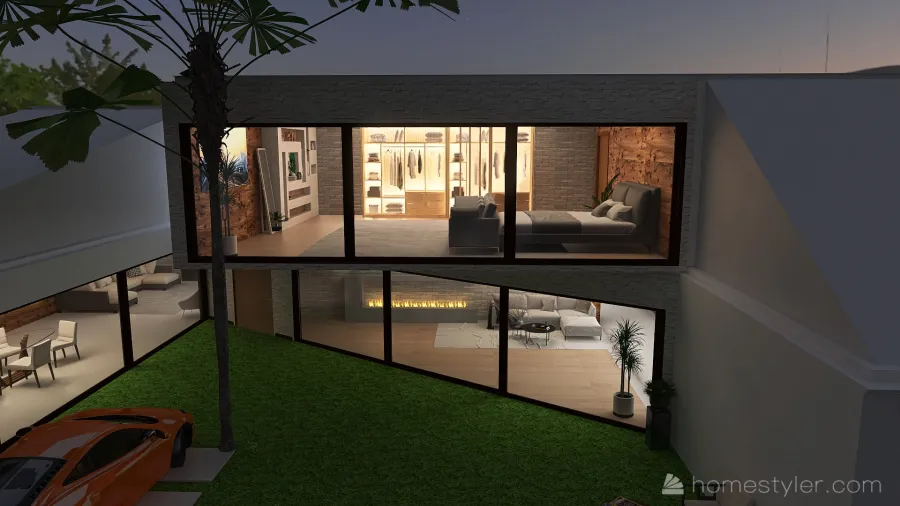 casa moderna 5 3d design renderings