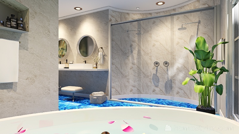 Banheiro Master 3d design renderings