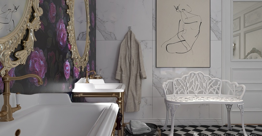 Bathroom 3d design renderings