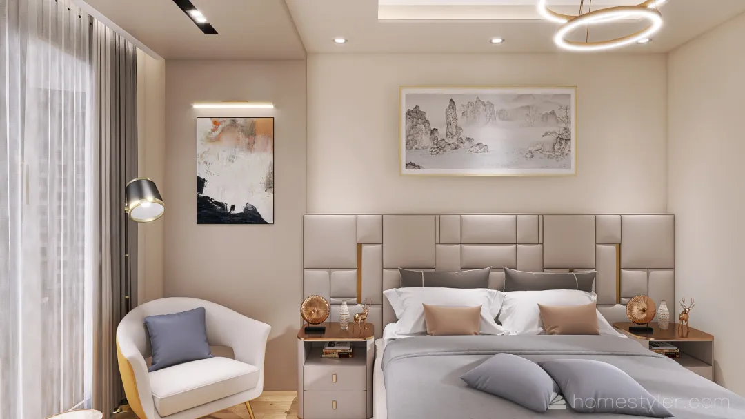Sodic- Master bedroom 3d design renderings