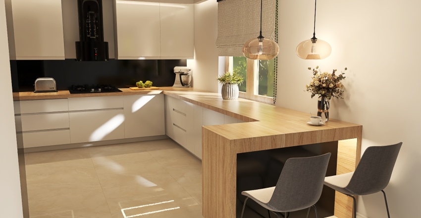 E.B kitchen 3d design renderings