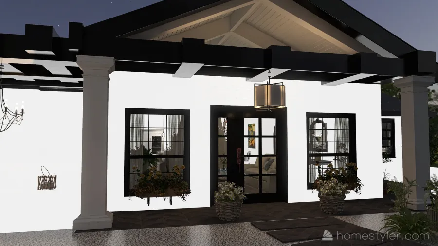 cottage 3d design renderings