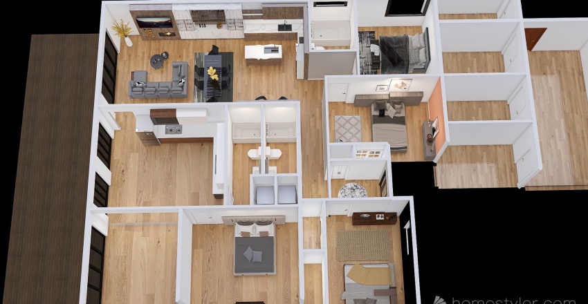 second floor Osoyoos 3d design renderings
