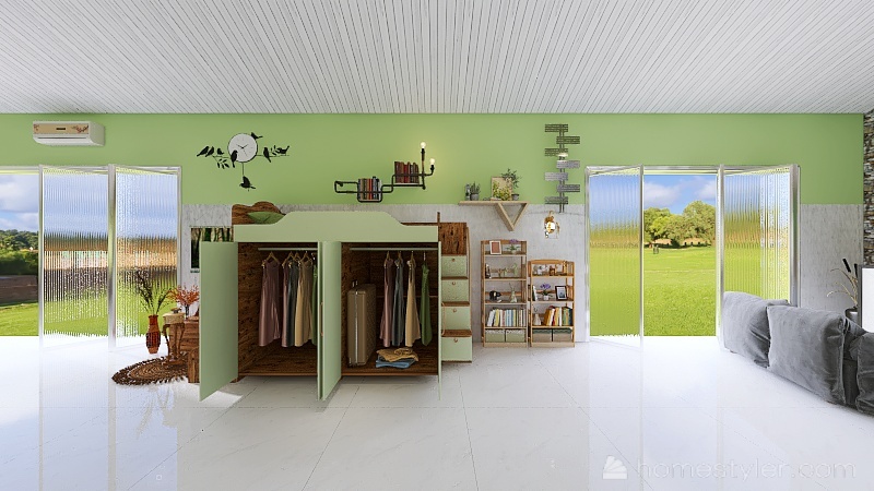 #HSDA2021Residential loft del benessere 3d design renderings