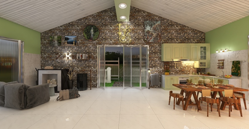 #HSDA2021Residential loft del benessere 3d design renderings