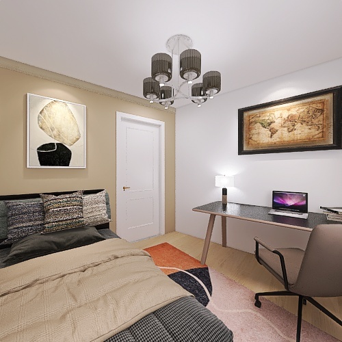 Dormitor 2 3d design renderings