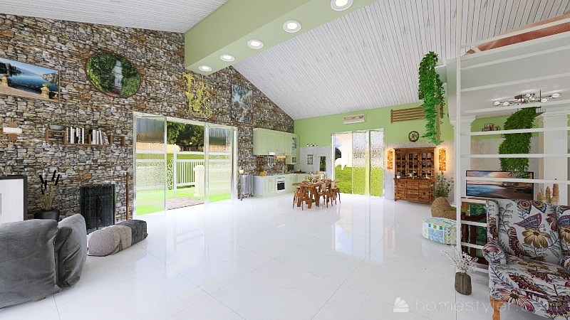 #HSDA2021Residential loft del benessere 3d design renderings