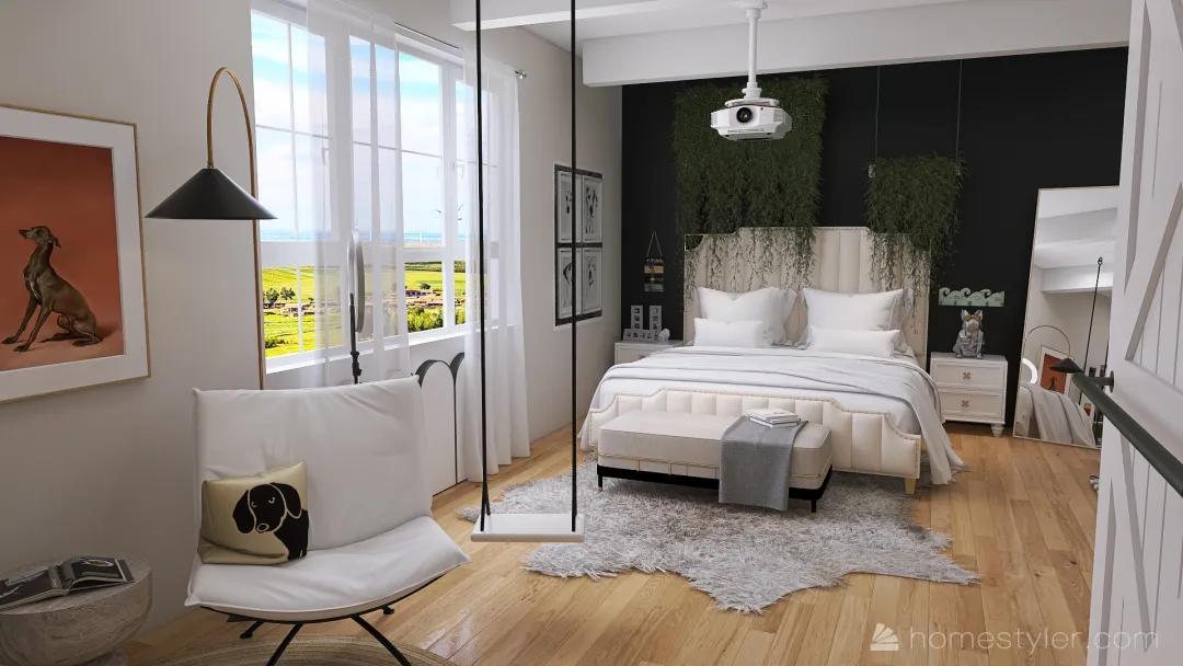 teenagers bedroom 3d design renderings