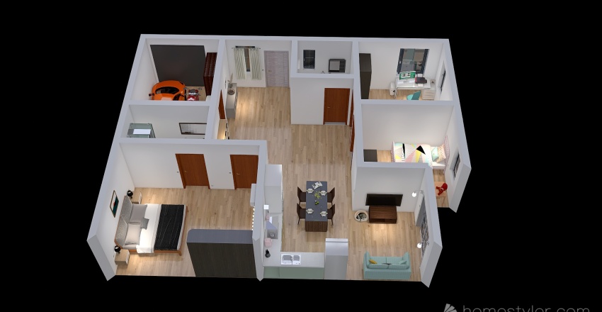 TECNO-Plànol casa 3d design renderings