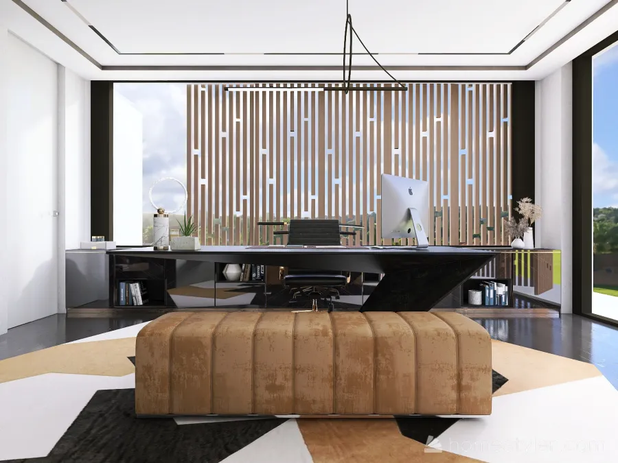 3OL HOME OFFICE AND MASTER BEDROOM 3d design renderings