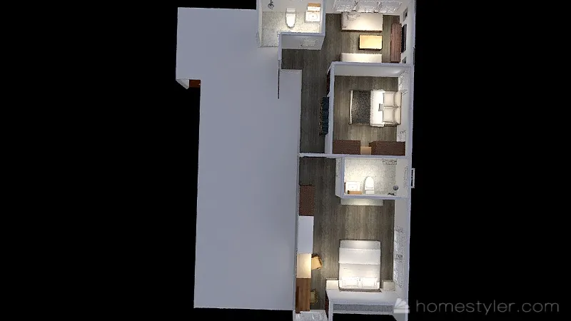 1.5 storeys house 2021 3d design renderings