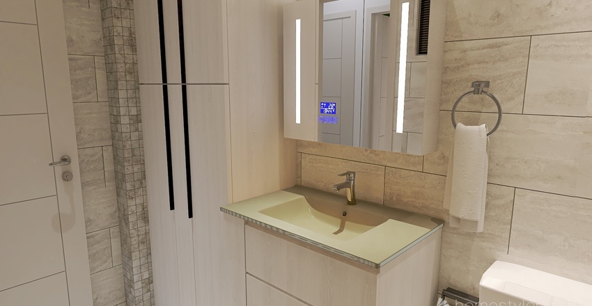 Apartment makeover Interior Design Render
