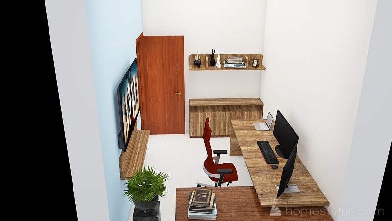 Escritório OP2 3d design renderings