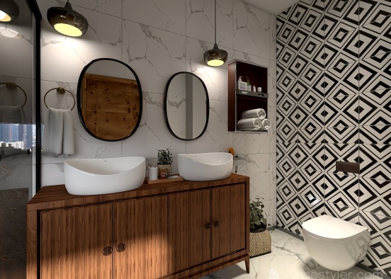 Copy of Copy of tarun washroom Design Rendering