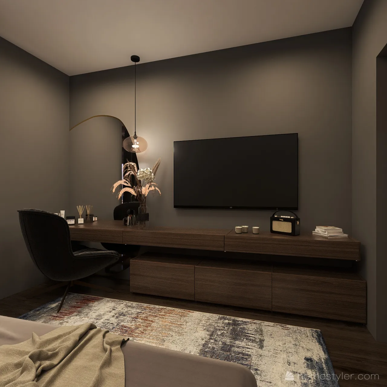 Lounge 3d design renderings