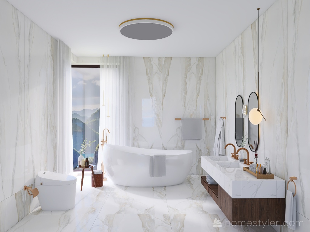 אמבטיה 3d design renderings