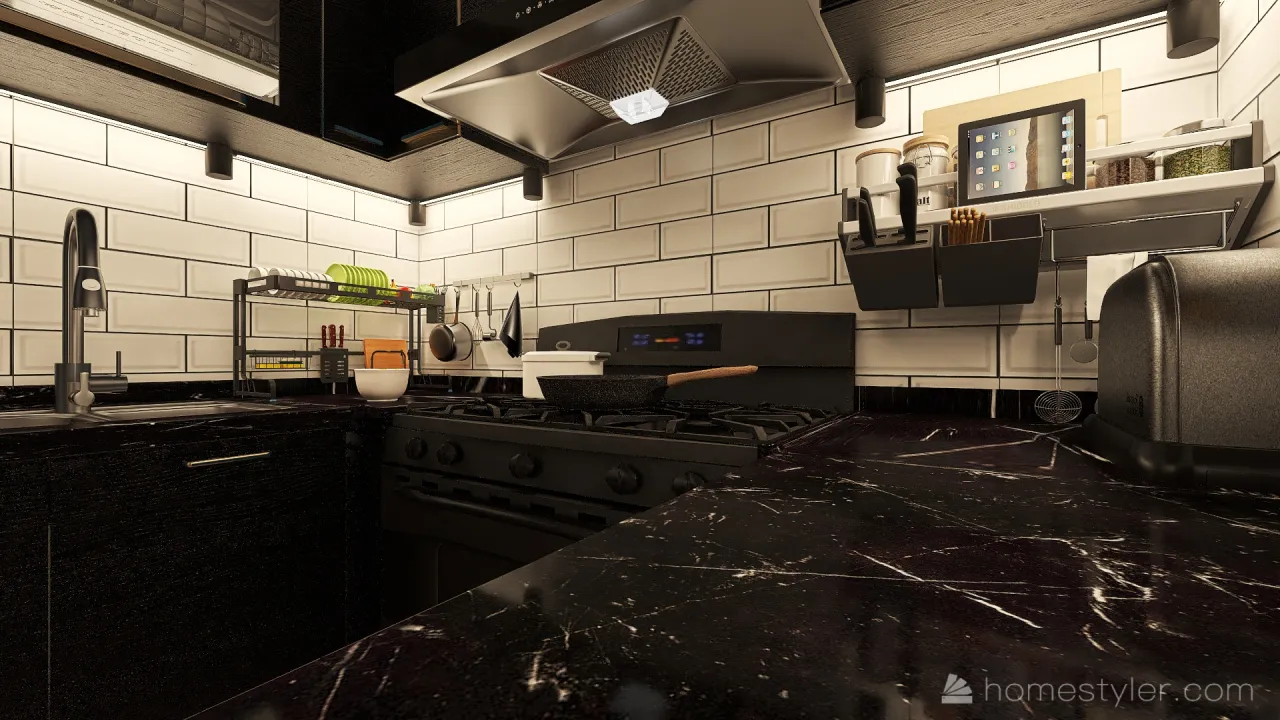 Eslams' Kitchen 3d design renderings