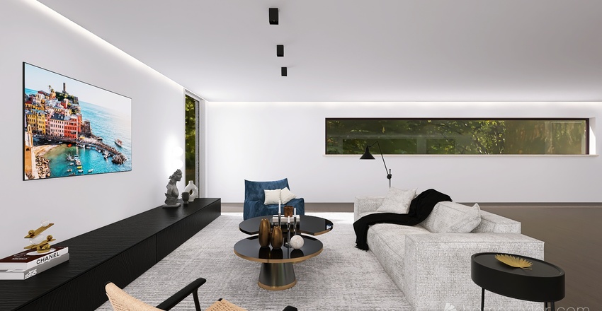Modern House Interior Design Render