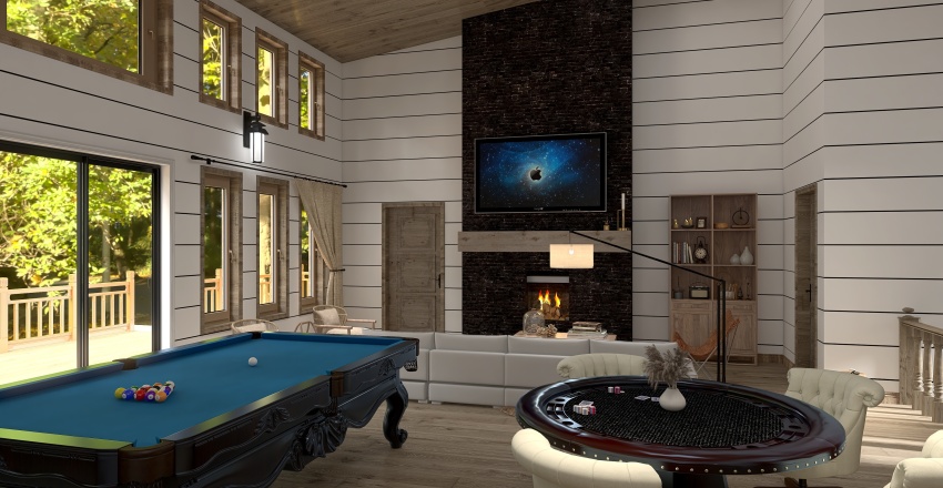 Swinney Cabin 3d design renderings
