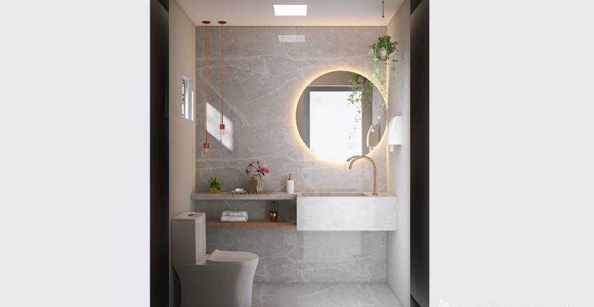 Gabriela 18/10 14h banheiro 3d design renderings
