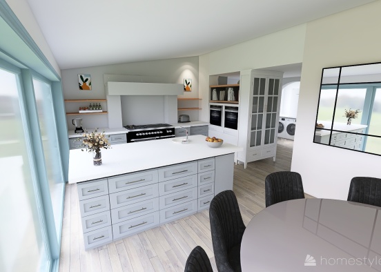 Kitchen v3_4b for Velux Layout Design Rendering