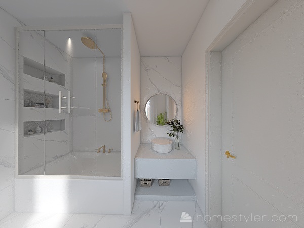 bathroom upstairs 1 3d design renderings