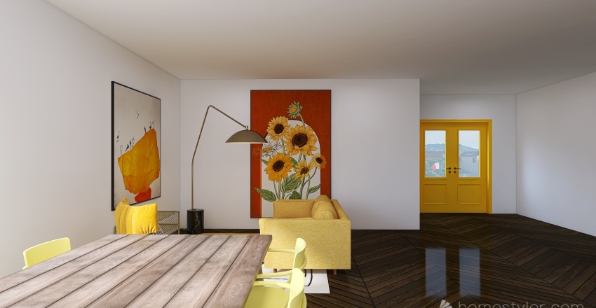 pantone.2021.apartment 3d design renderings