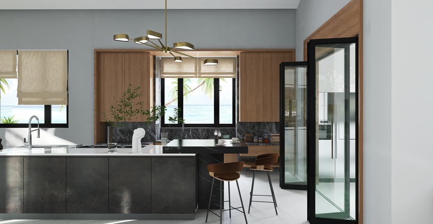 Kitchen Island Model Collection Demo Project Interior Design Render