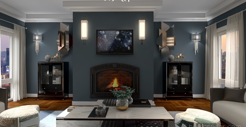 #livingroomdesign 3d design renderings
