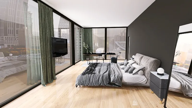 James Bedroom 3d design renderings