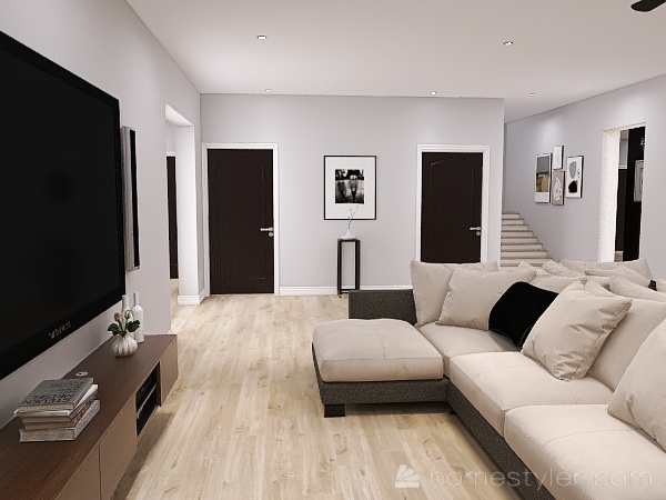 Entertainment Room 3d design renderings
