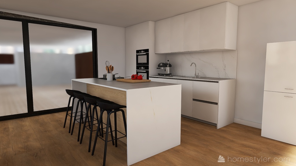 De Pizzafabriek - Keuken centraal 3d design renderings