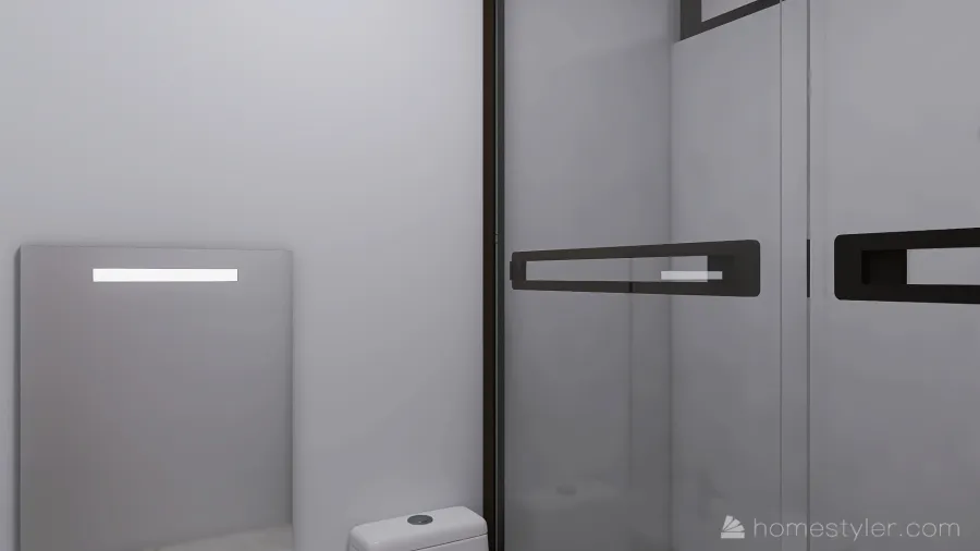 Baño invitados 3d design renderings