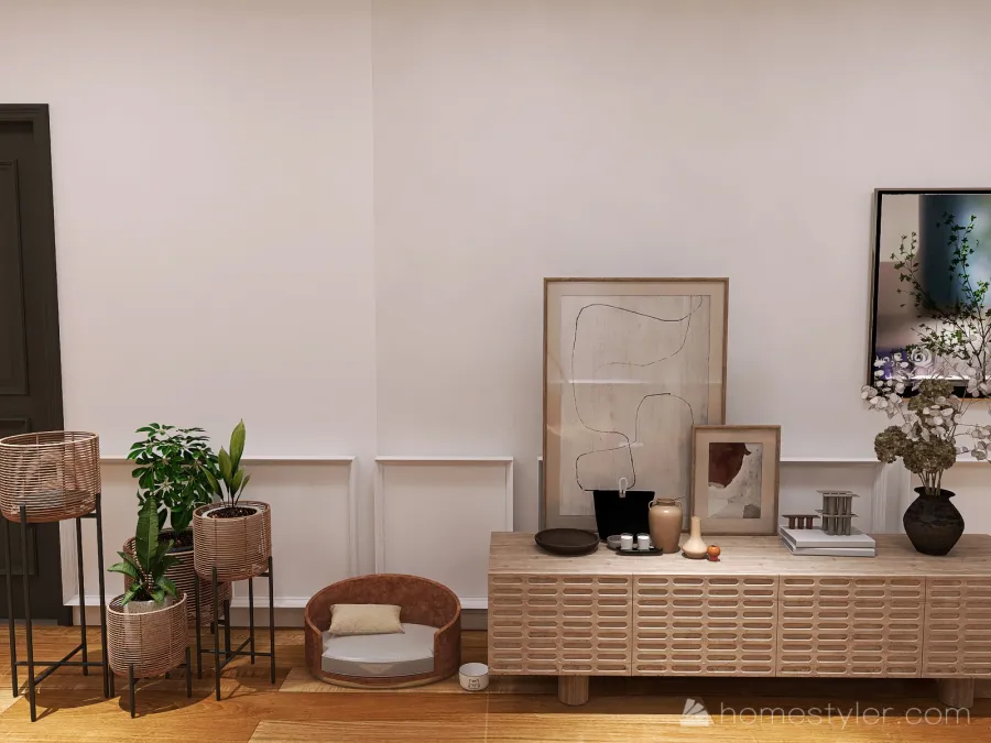 Dining/Kitchen/Living Room 3d design renderings