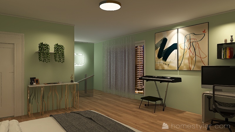 adrien's and marinette's apartement 3d design renderings